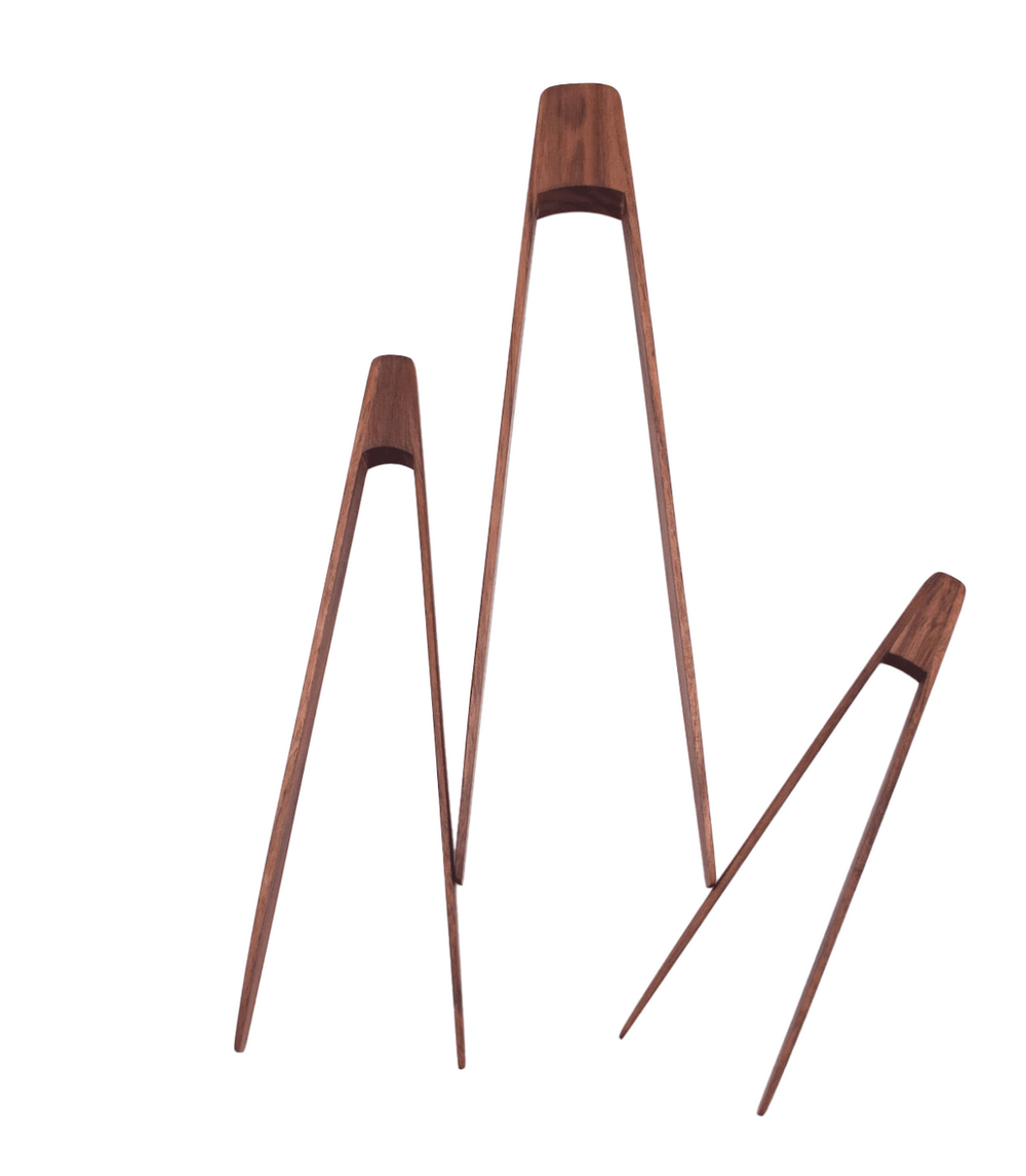 Walnut Wood Salad Tongs