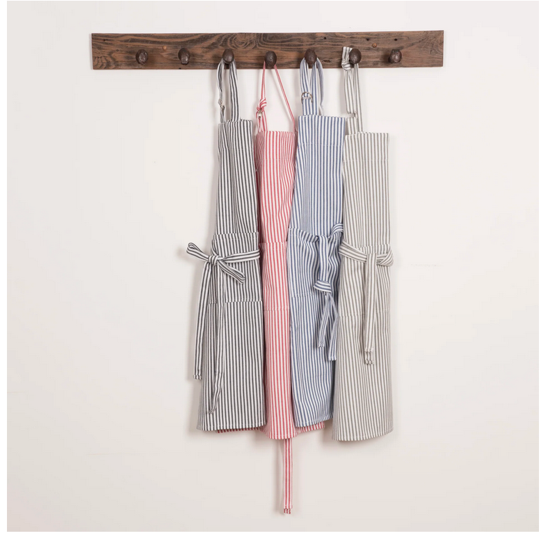 Metro Stripe Apron Cotton Twill