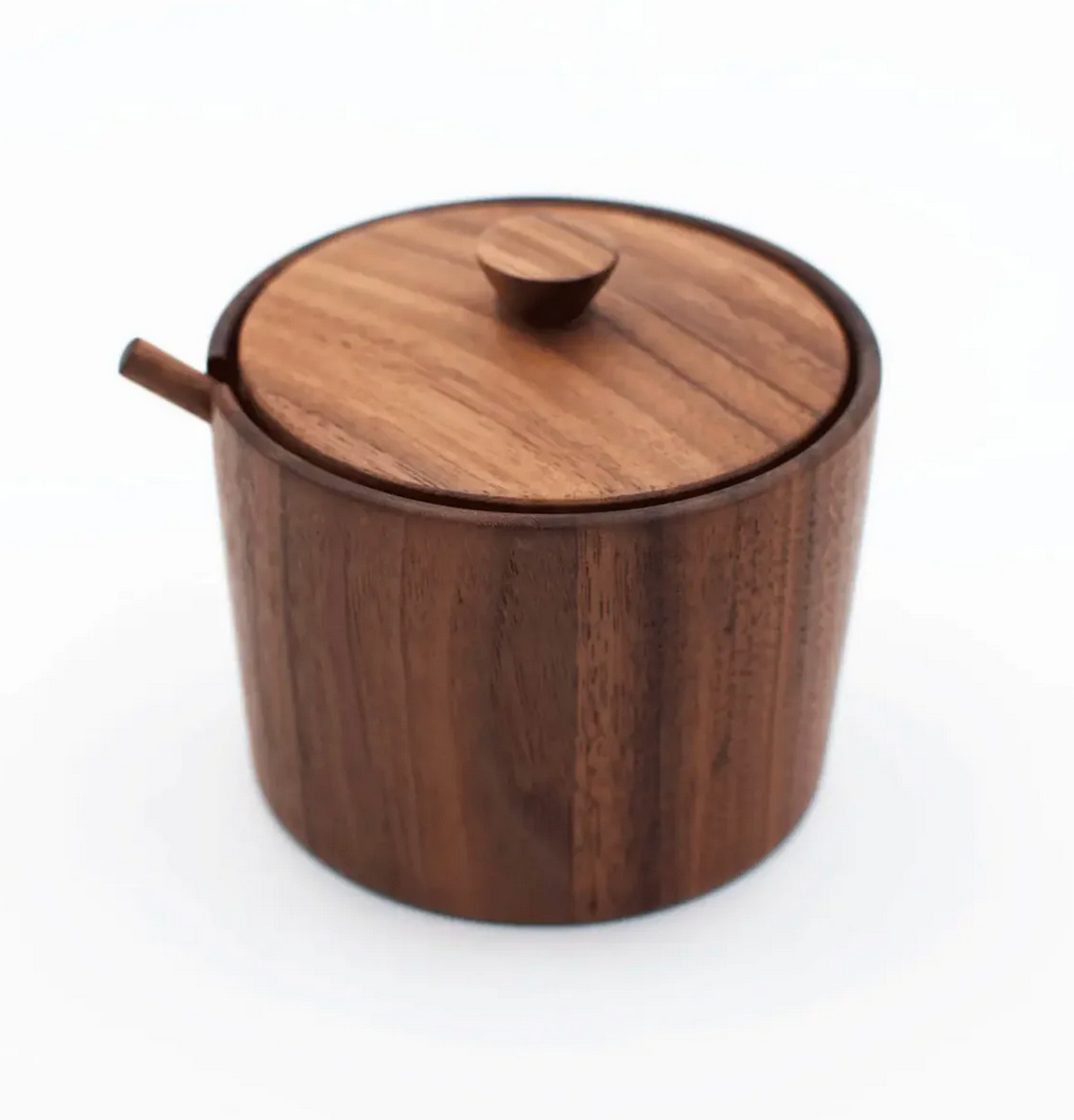 Walnut Wood Salt Cellar
