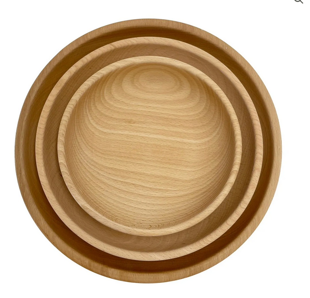 Beech Shallow Bowl-Small