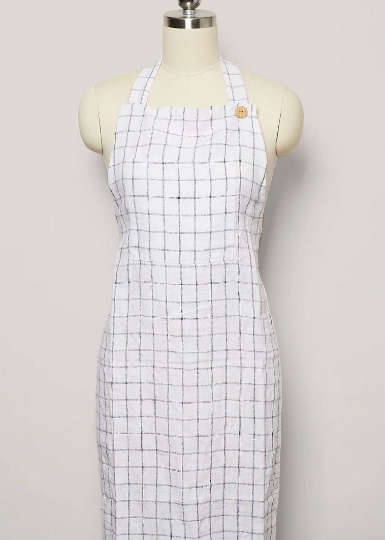 Washed Linen Apron