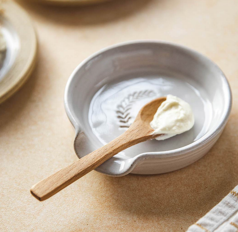 Laurel Spoon Rest- White