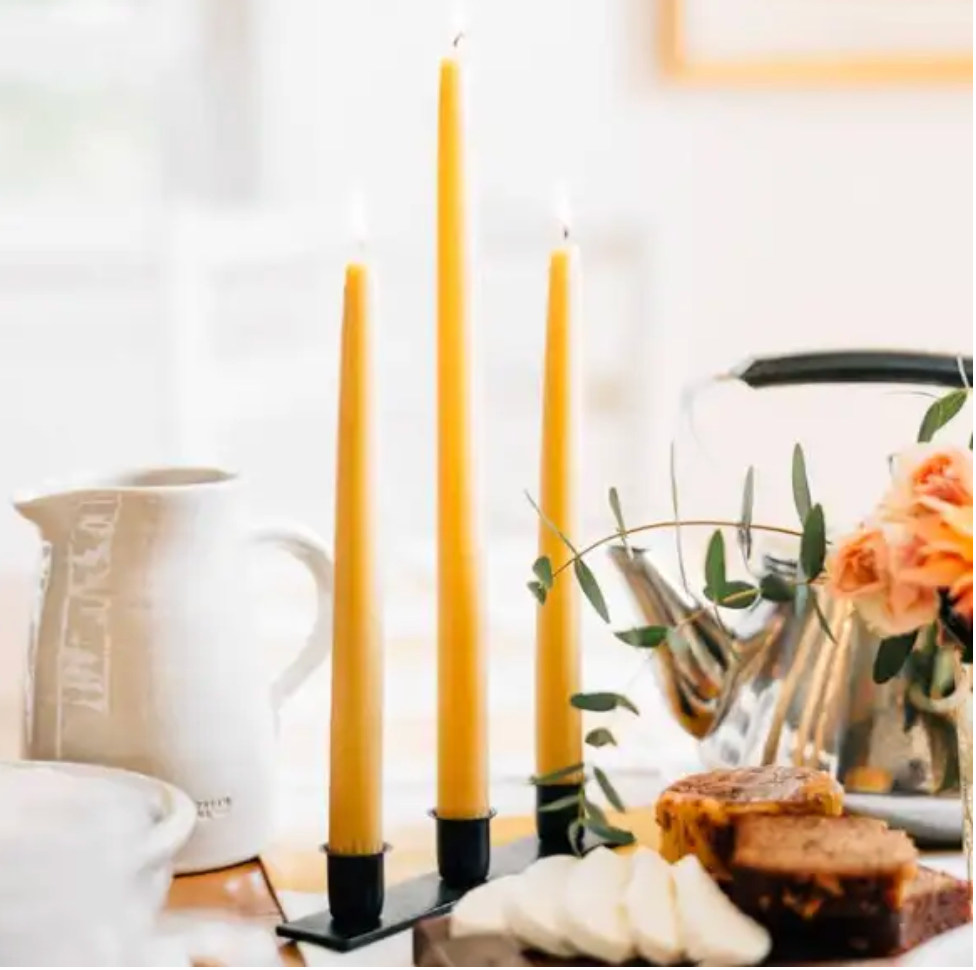 Hand Dipped Taper Candle- 11-inch