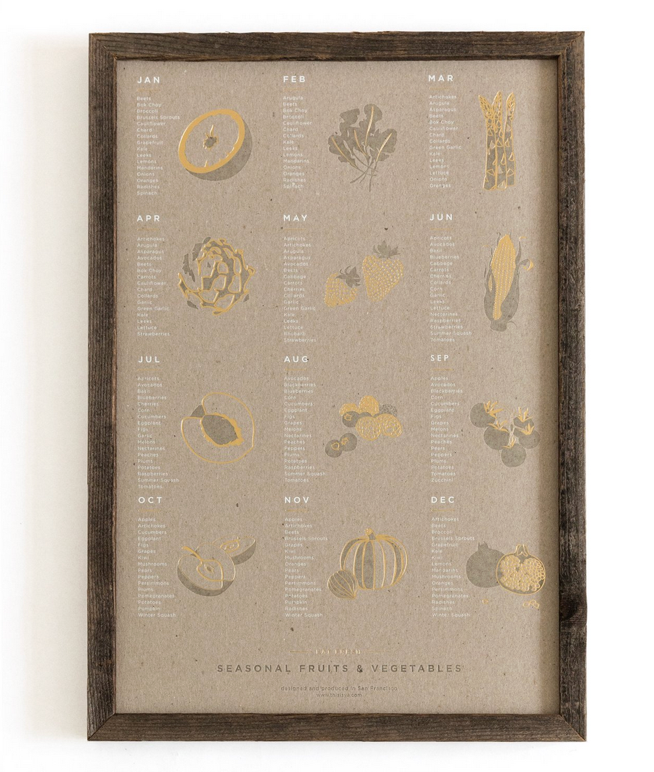 Gold embossed prints