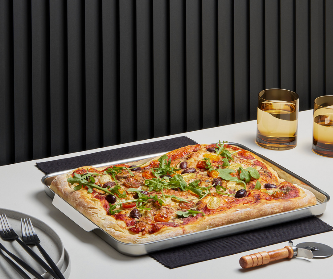 Heavweight Stainless Steel 3-Ply Half Sheet Pan