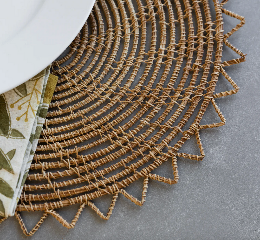 Handwoven Palm Placemat- Each