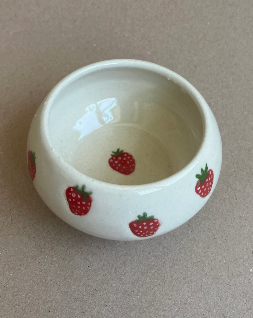 Strawberry Ice Cream Bowl
