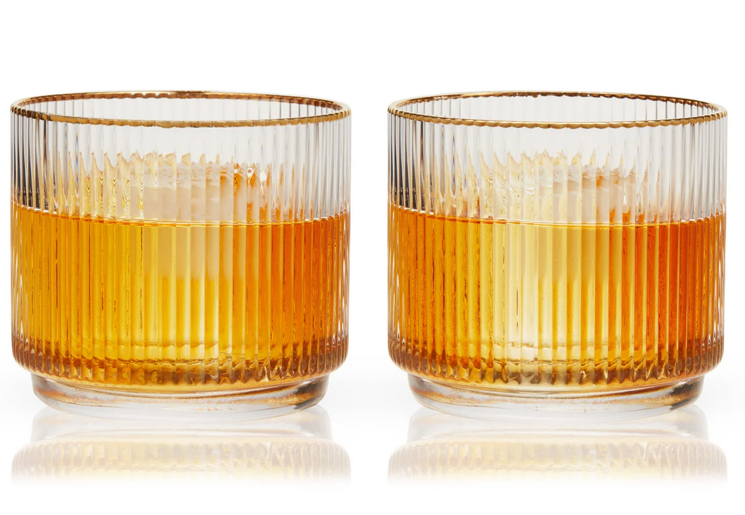Gold Rim Tumblers