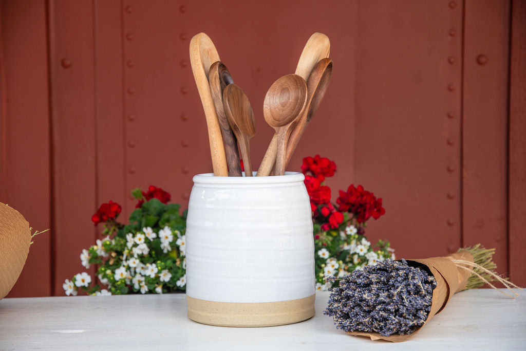Hand Turned Large Wooden Spoons