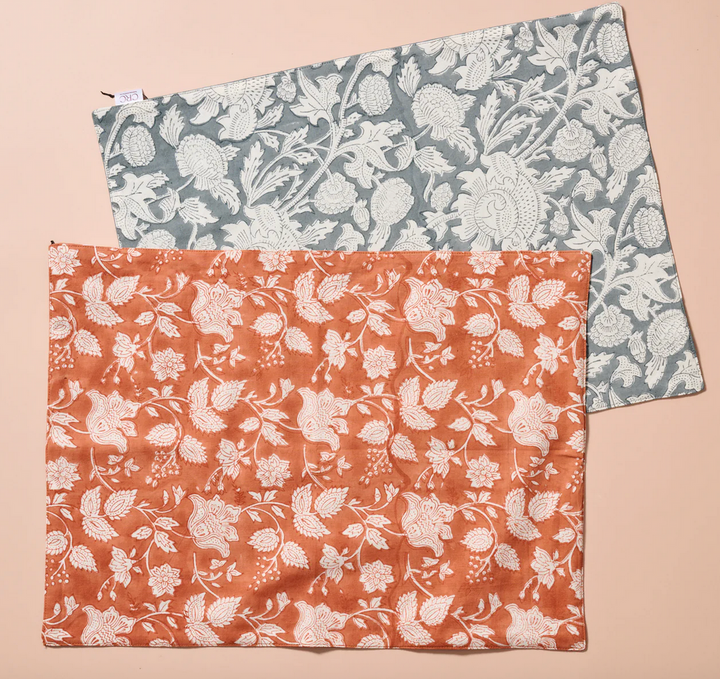 Blockprint Linens