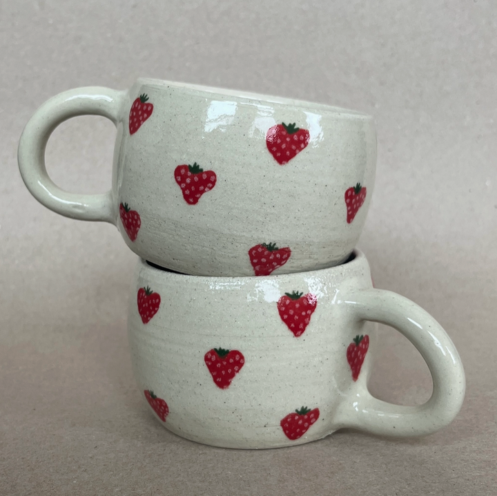 Fruit Mugs- Cherry or Strawberry