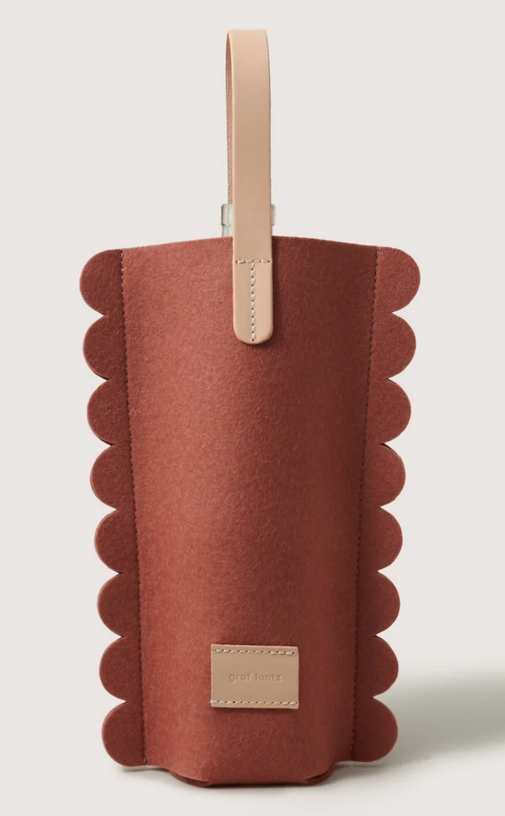 Scalloped Edge Bottle Bag