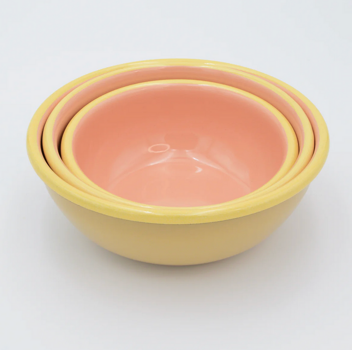 Enamel Bowl Set- assorted colors