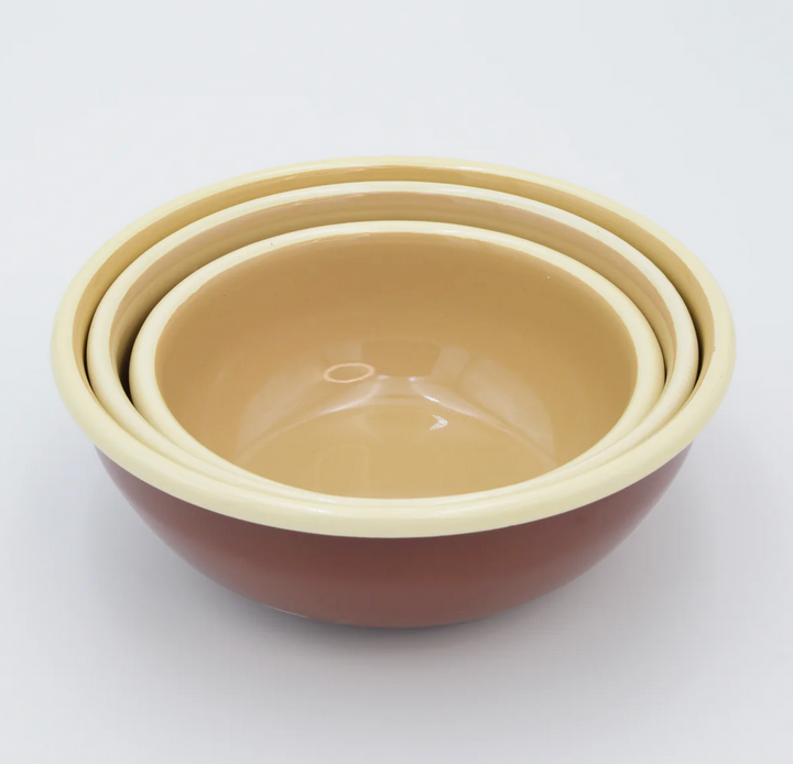 Enamel Bowl Set- assorted colors