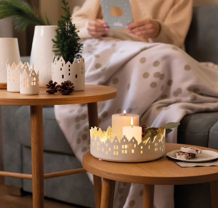 Cityscape Large Candleholder