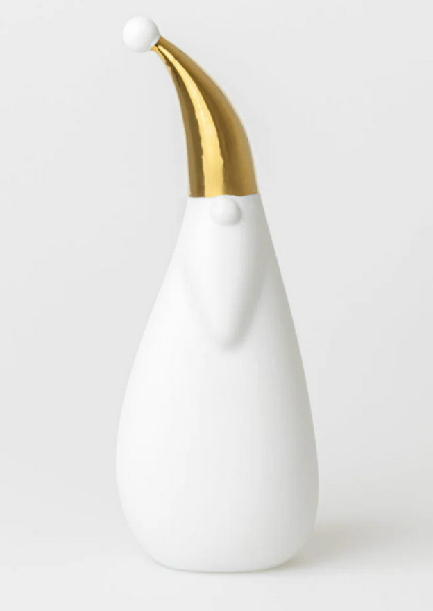 Porcelain Santa Gnome