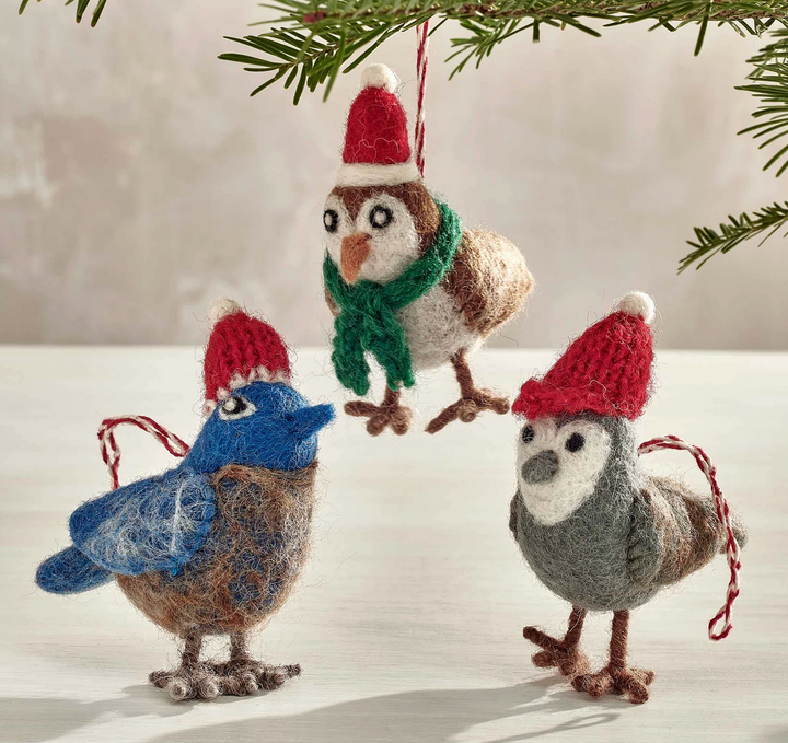Lilliputian Felted Ornaments