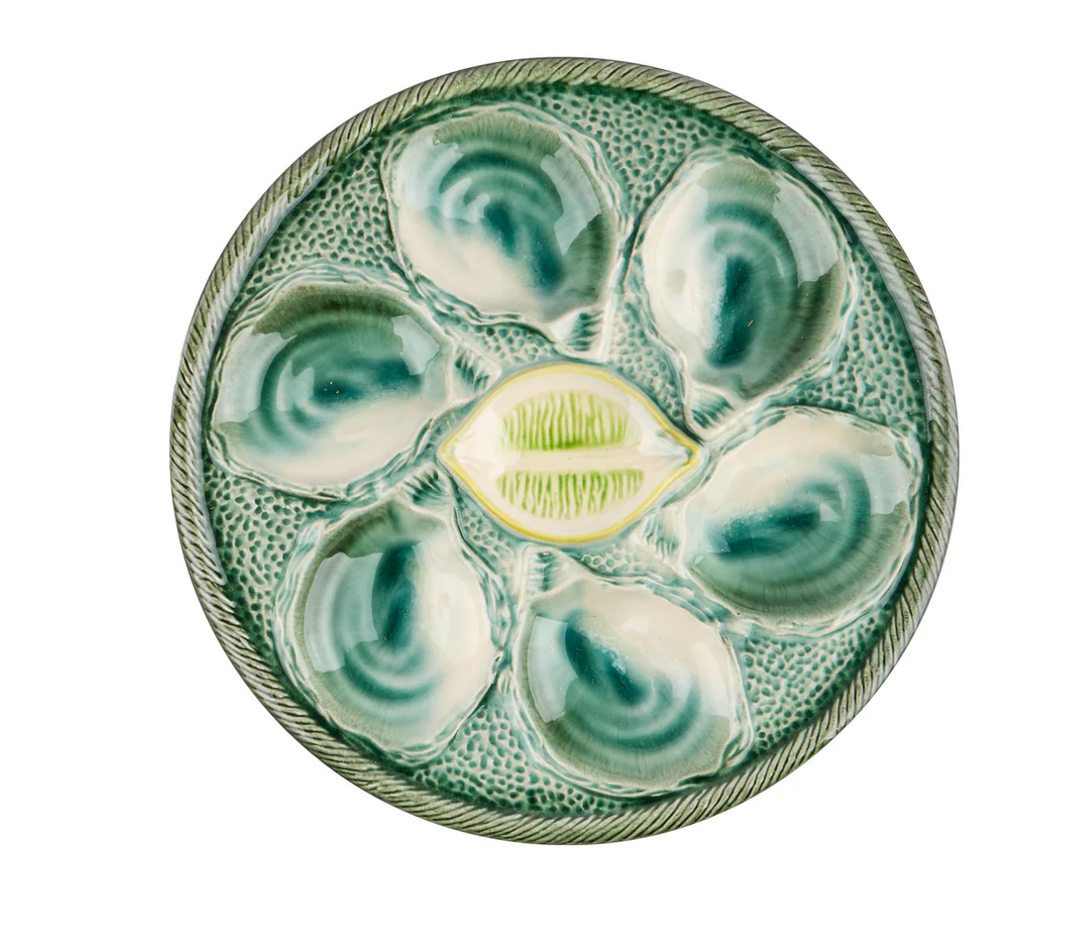Vintage French Oyster Plate