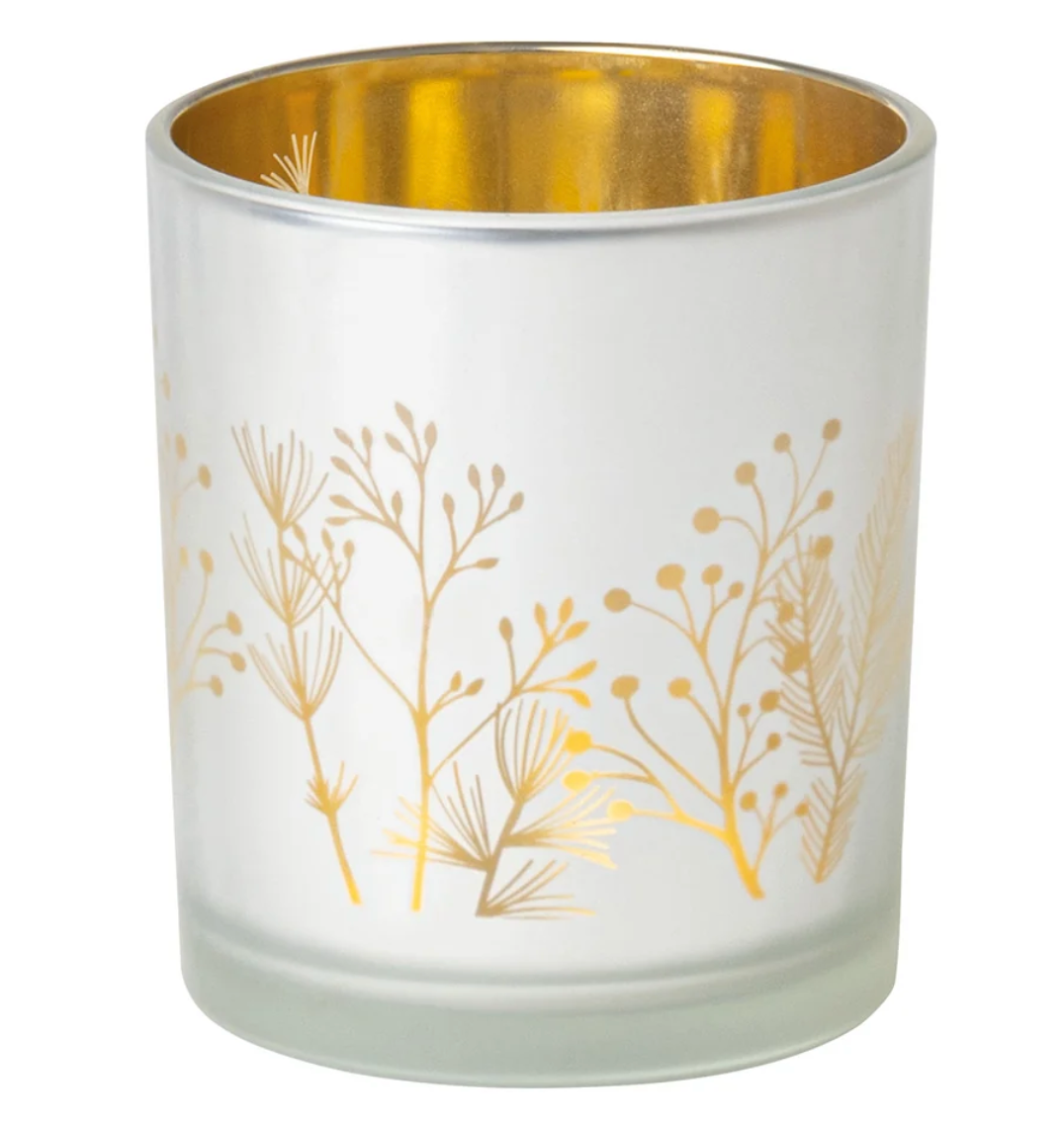 Porcelain Tealight Holders- Winter Whimsy