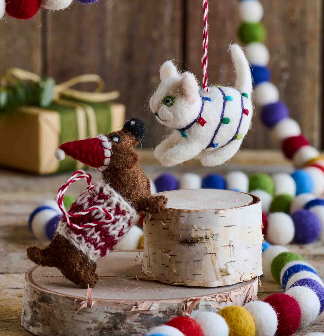 Lilliputian Felted Ornaments