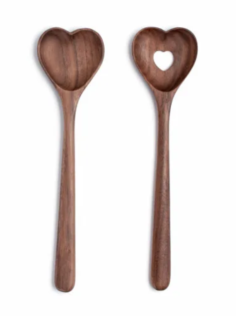 Walnut Heart Spoon- 9.5"